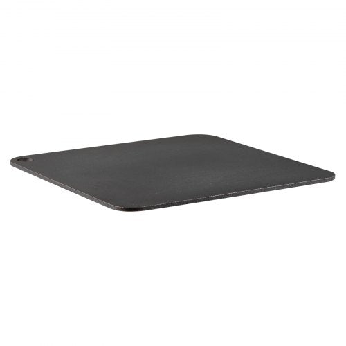 VEVOR Pizzastein Pizzastahl 355 x 355 x 6 mm, Pizzastahlplatte für den Ofen, Vorgewürzter Pizza-Backstein aus Q235-Kohlenstoffstahl mit Höherer Leitfähigkeit für Restaurants, Cafés, Straßenläden