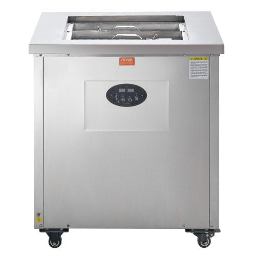 VEVOR Kommerzielle Eismaschine, 2 Formen-Set – 52-teiliges Eismaschine zum Herstellen von Eis am Stiel, Eislutscher aus Edelstahl, Eismaschine für Eisstäbchen für Bars, Cafés, Milchteeläden