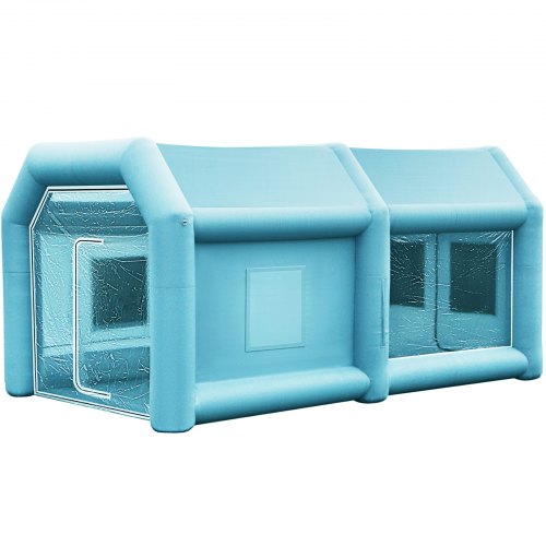 VEVOR Lackierzelt Ausblasbares Autosprühkabine 4 x 2,5 x 2,2 m Lackierkabine Pop Up Zelt Campingzelt Großes Zelt