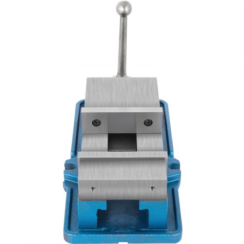 VEVOR Maschinenschraubstock Metall 40 mm Höhe Maschinenschraubstock Fräsmaschinen 125 mm Öffnung Bohrmaschinen Schraubstock aus Stahl 24 Kn Max