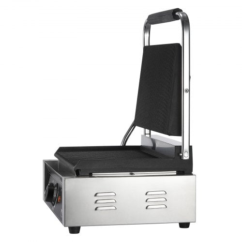 VEVOR Panini-Pressgrill Sandwichmaker Grillplatte 36x23cm Elektrisch Kommerziell
