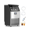 VEVOR Kommerzieller Eisbereiter Eismaschine 54,43kg/Tag LED Anzeige Restaurant