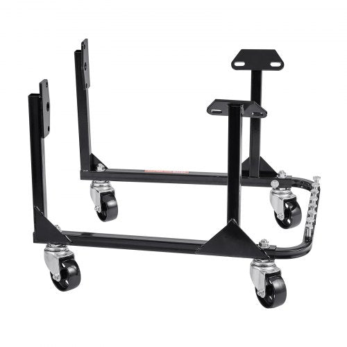 VEVOR Motorständer Motorhebebühne mit 4 Lenkrollen Hochleistungsstahl 340kg
