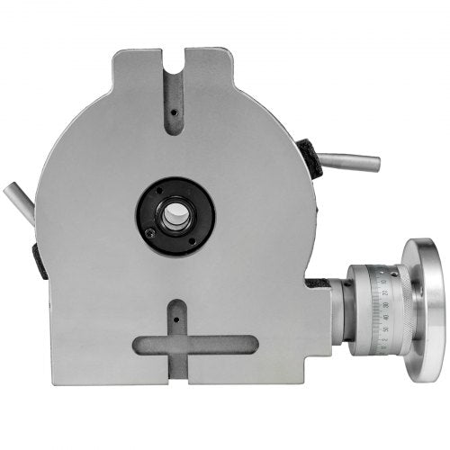 VEVOR Teilapparat Rundtisch 200mm Rundteiltisch Horizontal Vertikal Teilkopf Teilapparat schwenkbar zum Fräsen und Bohren