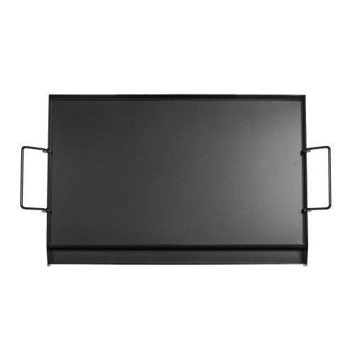 VEVOR Flache Grillplatte Grillpfanne Karbonstahl BBQ Kochgeschirr 605x360mm