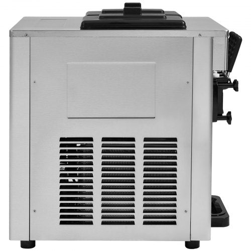 VEVOR Eismaschine, italienische Eismaschine, 3 Geschmacksrichtungen, 18–28 l/h