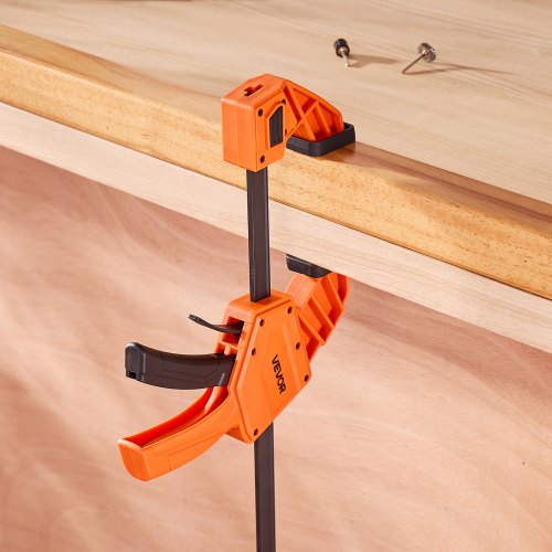 VEVOR 2 x Stangenklemmen für Holzbearbeitung 30,48cm Karbonstahl Einhandklemme