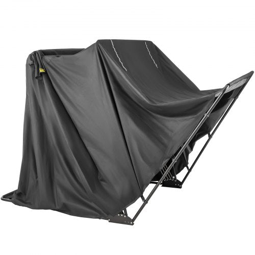 VEVOR Motorradabdeckung 600D Motorradgarage Oxford Rollabdeckung wasserdicht