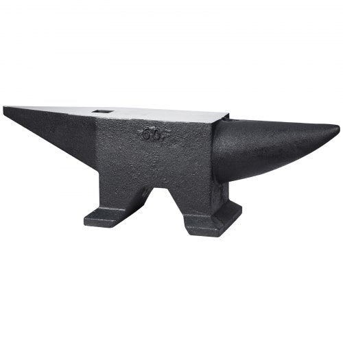 VEVOR Schmiedeamboss 60 kg (655 x 185 x 200 mm) Amboss Werkzeuge mit großer Arbeitsplatte und stabiler Basis, ideal für Heimwerker und Bastler zum Nieten Abflachen Schmieden Formen von Metall