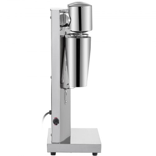 VEVOR Getränkemixer 150 W Milchshaker Elektrisch 800 ml Doppelköpfe Silbrig Elektrischer Mixer für Shakes Cocktailmixer Milchshake Maschine Barmixer