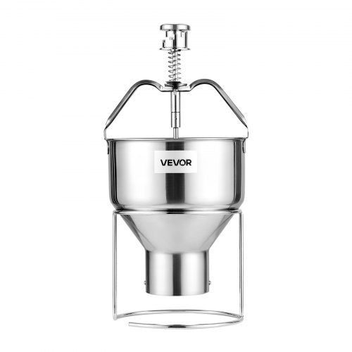 VEVOR Manueller Donut-Trichter Donut-Teigspender Edelstahl2,4L Einstellbar