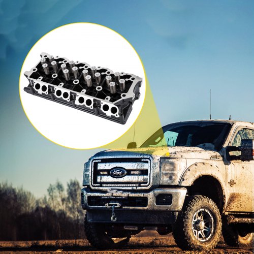 VEVOR Zylinderköpfe PowerStroke 6.4L Passend für 08–10 Ford F250 F350 F450 F550