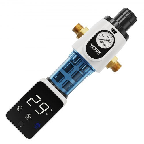 VEVOR Spin-Down-Filter, 40 Mikron-Sedimentfilter für das ganze Haus für Brunnenwasser, 3/4 Zoll GM + 1 Zoll GM, 4 T/H hohe Durchflussrate, für Wasserfiltersysteme für das ganze Haus
