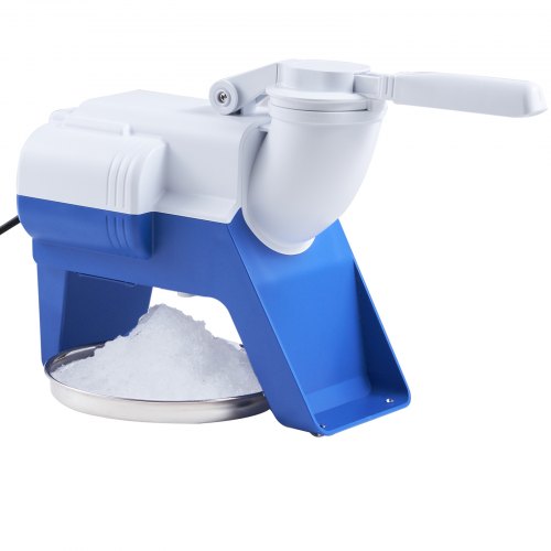 VEVOR Eiszerkleinerungsmaschine Eisrasiermaschine Eisrasierer 80 kg/h, ABS Eiszerkleinerungsrasierer 180 W, 410 x 172 x 275 mm Energieeinsparung Hersteller mit Kunststoffschale &amp; 2 Klingen