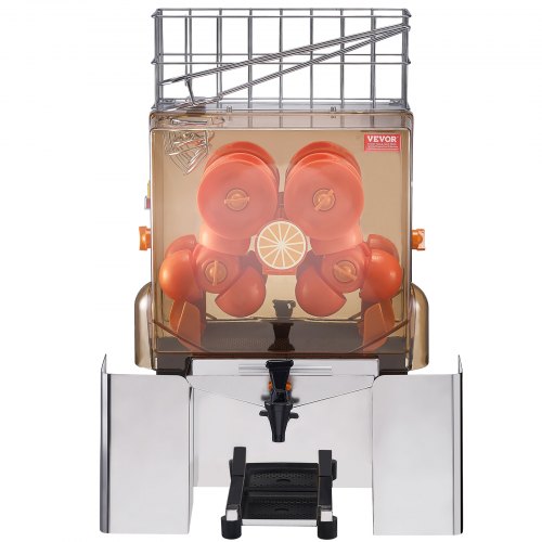 VEVOR Kommerzielle Orangensaftpresse, 120 W, Saftpresse, Extraktor, Wasserhahn