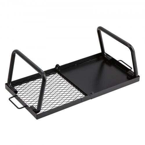 VEVOR BBQ Gills Holzkohlegrill Klappgrill Tischgrill 570 x 285 x 230 mm, 6 kg Belastbar Tragbarer Reisegrill Outdoor Campinggrill 300 ℃, Grillgitter + Grillplatte für Gartenpartys, Picknick, Terasse