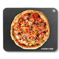 VEVOR Pizzastahl, 13,5" x 10" x 1/4" Pizzastahlplatte für den Ofen, vorgewürzter Pizza-Backstein aus Kohlenstoffstahl mit 20-fach höherer Leitfähigkeit, robuste Pizzapfanne für Außengrill, Innenofen
