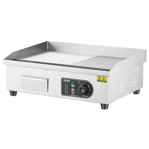 VEVOR Kommerzielle elektrische Grillplatte 3200 W Arbeitsplatten-Grill