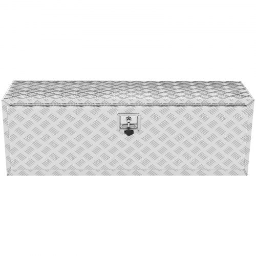 VEVOR Unterboden-Lkw-Box, 1219 x 430 x 460 mm Pickup-Aufbewahrungsbox, Aluminium-Werkzeugkasten mit Schloss &amp; Schlüsseln, Wasserdichte Anhänger-Werkzeugkiste für Lkw, Transporter, Anhänger usw.