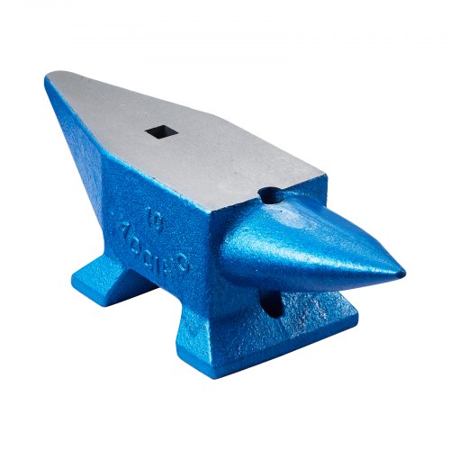 VEVOR Einzelhorn-Amboss 10 kg Stahlamboss, Schmiedestahlwerkzeuge mit rundem &amp; quadratischem Loch, Amboss, robuster Schmied, Juwelier, langlebiges &amp; robustes Metallschmiedewerkzeug