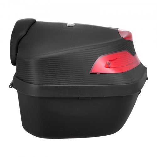 VEVOR Motorradkoffer Top Case Universal Motorrad Tasche 48L Topbox Schwarz