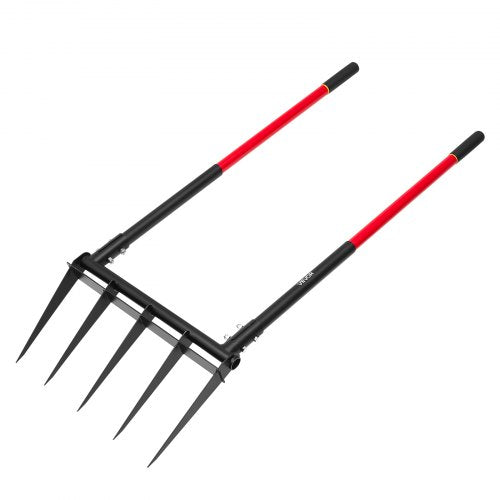 VEVOR 5 Zinken Grabegabel Broadfork Spatengabel Forke Gartengabel 510x320mm