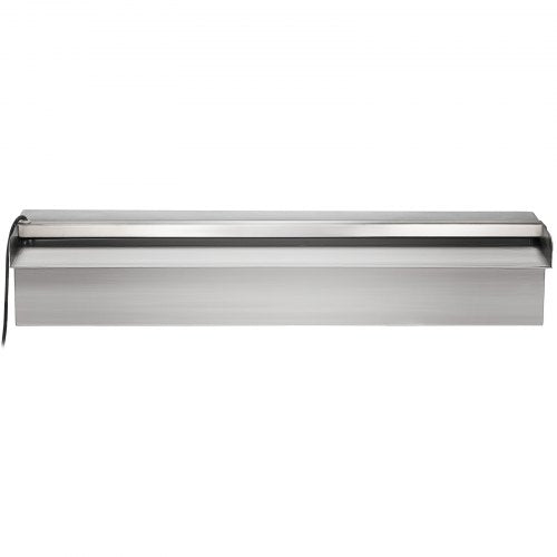 VEVOR Schwalldusche Pool Wasserfall Poolfontäne Led 17,7 x 4,5 x 3,1 Poolbrunnen 1,3 Wasserfontäne 0,87 Dekoration Gartenteich
