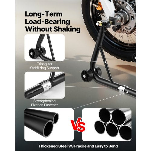 VEVOR Motorrad-Ständerlift vorne und hinten Spoolift, Paddock-Schwingarm 50kg