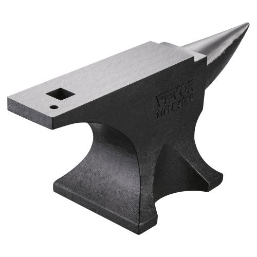 VEVOR Einzelhorn-Amboss 52,8kg Gussstahl Amboss Rundhorn-Amboss für Schmiede