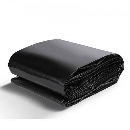 VEVOR Teichfolie 3 x 3,9 m Schwimmteichfolie 0,5 mm Fischteichfolie LLDPE Gartenpoolmembran Dichtungsfolie Gartenteich Folie Geeignet für Fischteiche Wasserfälle künstliche Seen Aquakulturfarmen