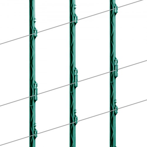 VEVOR 500m Weidezaundraht Aluminium Alu Draht Weidedraht Weidezaun 45kg Zugkraft