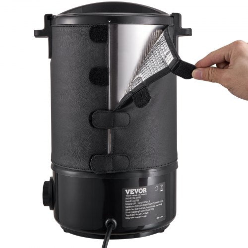VEVOR Kerzenherstellung Kit Kommerzieller Elektrischer Wachsschmelzer 6,5 L, 1100 W Wachsschmelzgerät Kerzenherstellungsmaschine, DIY Kerzen Selber Machen Set inkl. Dochte, Kerzengießtopf, Löffel