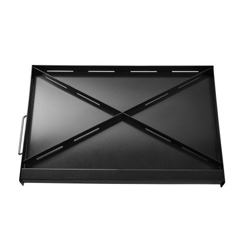 VEVOR Flache Grillplatte Grillpfanne Karbonstahl BBQ Kochgeschirr 605x360mm