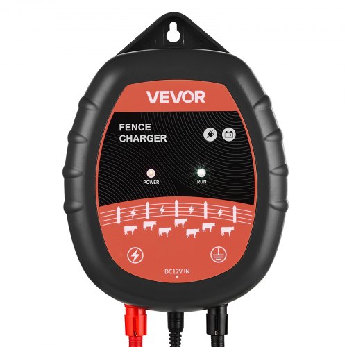 VEVOR Weidezaungerät 10kV 1J AC DC Elektrozaungerät 3km Reichweite Weidegerät