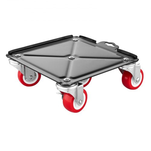 VEVOR Möbelroller Transportroller Möbelwagen Rollen mit 5 Rädern 198x198x75mm