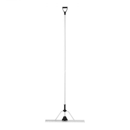 VEVOR Landschaftsrechen, 36-Zoll-Kopf, Aluminium-Landschaftsrechen, 102,36 Zoll, verstellbarer Griff