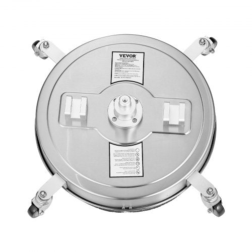 VEVOR Hochdruckreiniger φ535mm Oberflächenreiniger 4 Räder Doppelgriff 4000 PSI