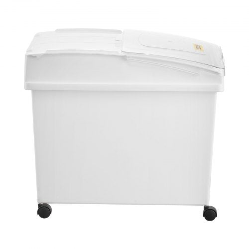 VEVOR Mehl und Reis Behälter Kapazität 25 kg, 3 Stück Aufbewahrungsbox Küche 35,5 x 50 x 45 cm, dreifach Vorratsdosen 14 x 19,7 x 17,7 Zoll weiß Speicherung für Getreide und anderen Trockenwaren
