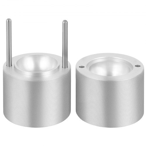 VEVOR Eiswürfelbereiter Eiswürfelformen Satz 60 mm, Eiswürfelform Eiskugelform mit Eiszange &amp; Tropfschale, Alu Strapazierfähige Eiswürfelformen Eiswürfelbehälter Whisky Americano, Saft &amp; Milch Silber