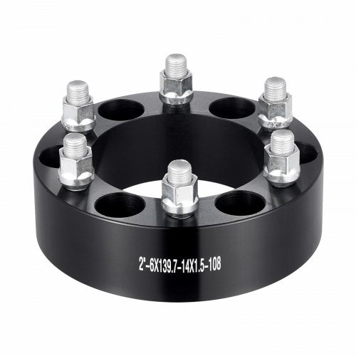 VEVOR 2 Zoll 6 x 5,5 Zoll Spurverbreiterungen Radadapter 6 Lug Geschmiedete