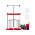 VEVOR Obstweinpresse Manuelle Presse Weinherstellung 6L Edelstahl Obstmühle