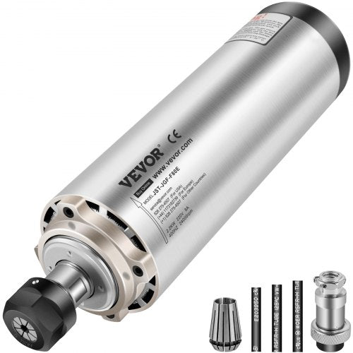 VEVOR Spindelmotor CNC, Spindelmotor Luftgekühlte 2,2 Kw, Luftkühlung Spindelmotor ER20, Luftgekühlter Motor für CNC Spannzangenfutter 0-24000 U/min, Air Cooled Spindle Motor Wind Cooled Spindle Moto