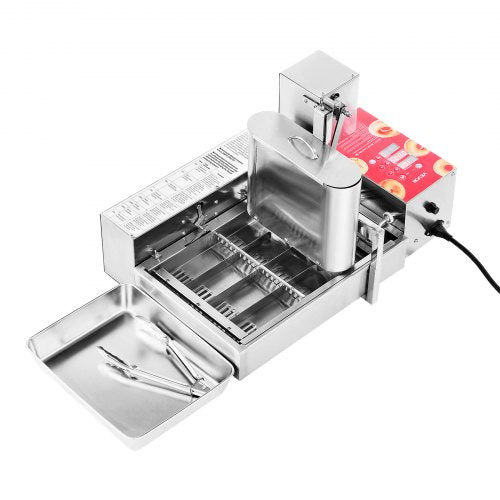VEVOR Kommerzielle Automatische Donut Maschine Maker 4 Reihen 240 Stk./h