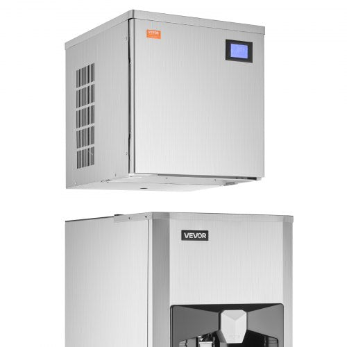 VEVOR Kommerzieller Eisbereiter 200 kg/Tag 80kg Vorratsbehälter Automatisch