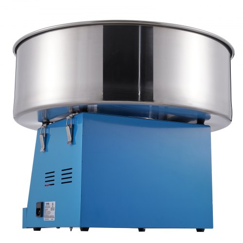 VEVOR Elektrische Zuckerwattemaschine, 1000 W Zuckerwattegeräte, Kommerzielle Zuckerwattemaschine mit Edelstahlschüssel &amp; Zuckerlöffel, Perfekt für Kindergeburtstage zu Hause, Familienfeiern (Blau)