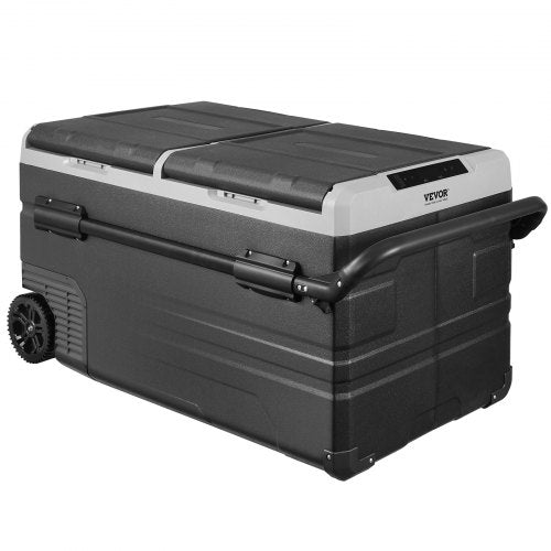 VEVOR Tragbarer Autokühlschrank Gefrierfach Kompressor 115L Dual Zone Camping