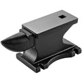 VEVOR Schmiedeamboss Gusseisen Amboss robuster Hornamboss Schmiedewerkzeug 209HB mit Einzelhorn &amp; quadratisches Loch 55 lbs/25 kg Schwarz 21,8x10,4 cm breite Arbeitsplatte für Metallschmiede