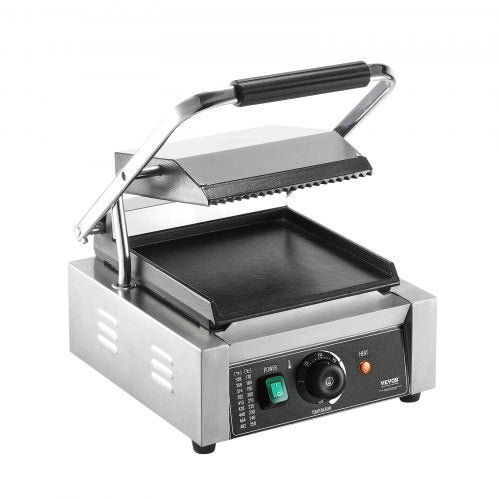 VEVOR Panini-Pressgrill Sandwichmaker Kontakt Grill Kommerziell 23x23cm