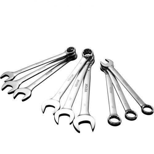 VEVOR Schlüsselsatz Ratschenschlüsselsatz 25-teilig Metrisch 6-32mm Werkstatt