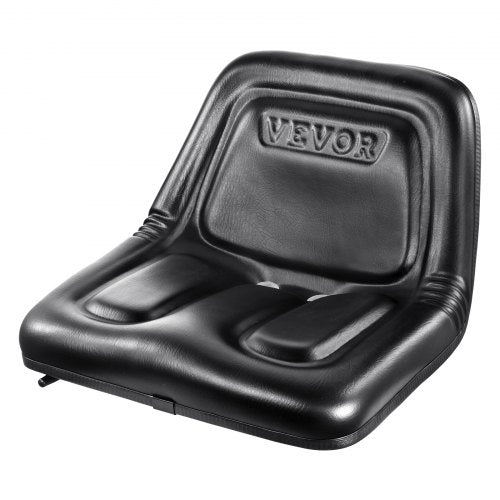 VEVOR Universal Traktorsitz aus PVC-Kunstleder und Polyurethanschaum Traktor Schleppersitz mit Entwässerungslöchern und Mikro-Sicherheitsschalter Fahrersitz Einzelsitz 160–340mm Schlitz